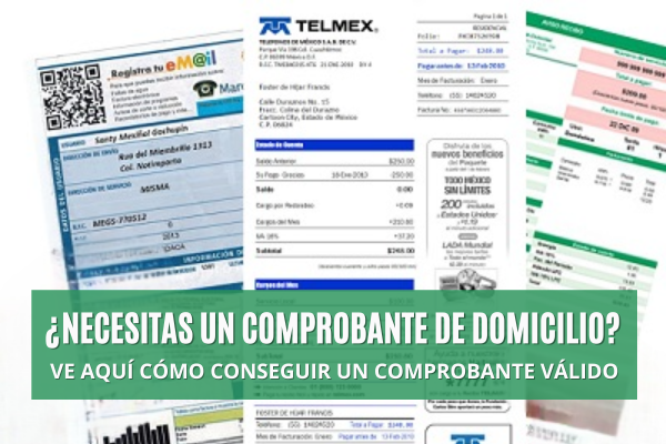 ¿Necesitas un Comprobante de Domicilio? Vea cómo conseguir uno