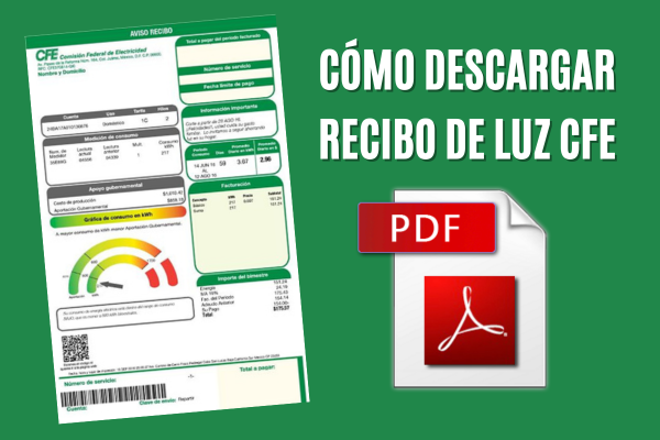 Cómo Descargar Recibo de Luz CFE en México